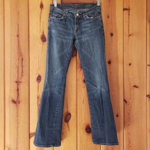 7 For All Mankind flair jeans, size 27